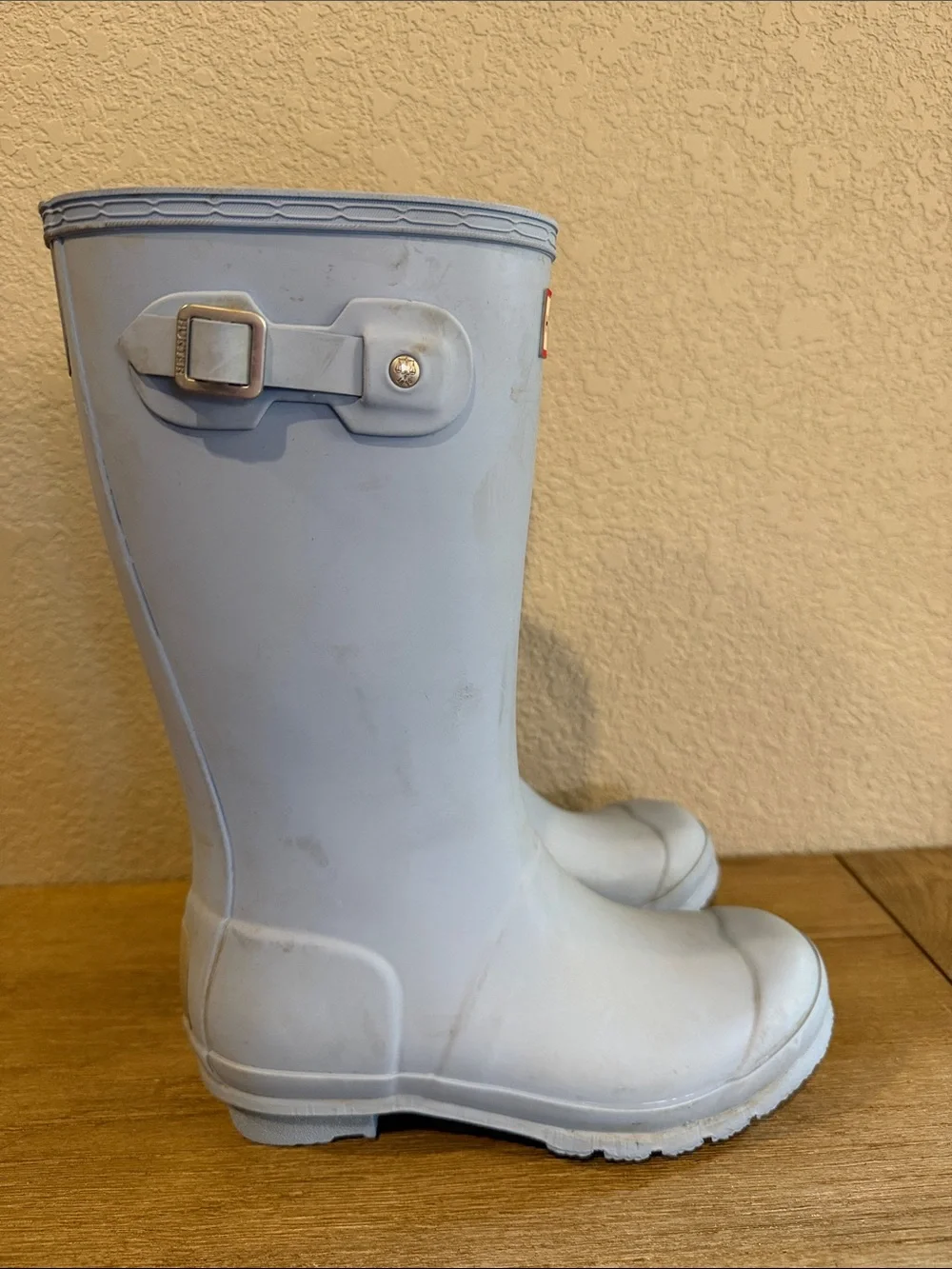 Light Blue Hunter Rain Boots